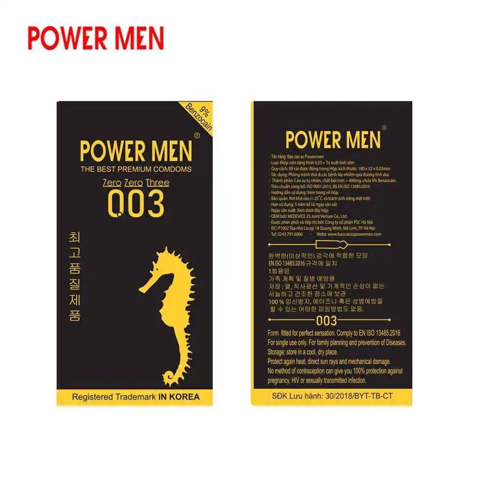 Alternative view of Bao Cao Su Siêu Mỏng 0.03, Trị Xuất Tinh Sớm - Powermen